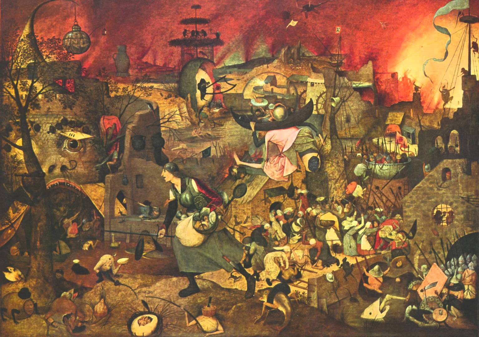Pieter Bruegel I, Dulle Griet , Antwerpen, 1561 (© Museum Mayer van den Bergh)