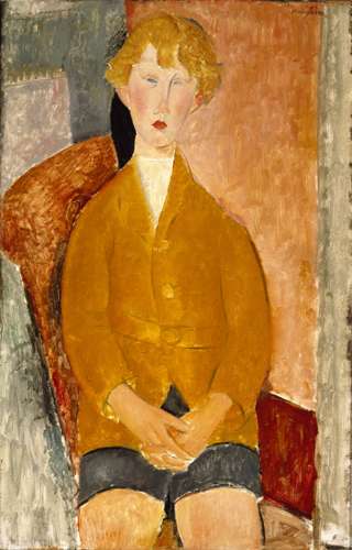 Amadeo Modigliani, Petit garçon en culotte courte (1918) © Dallas Museum of Art