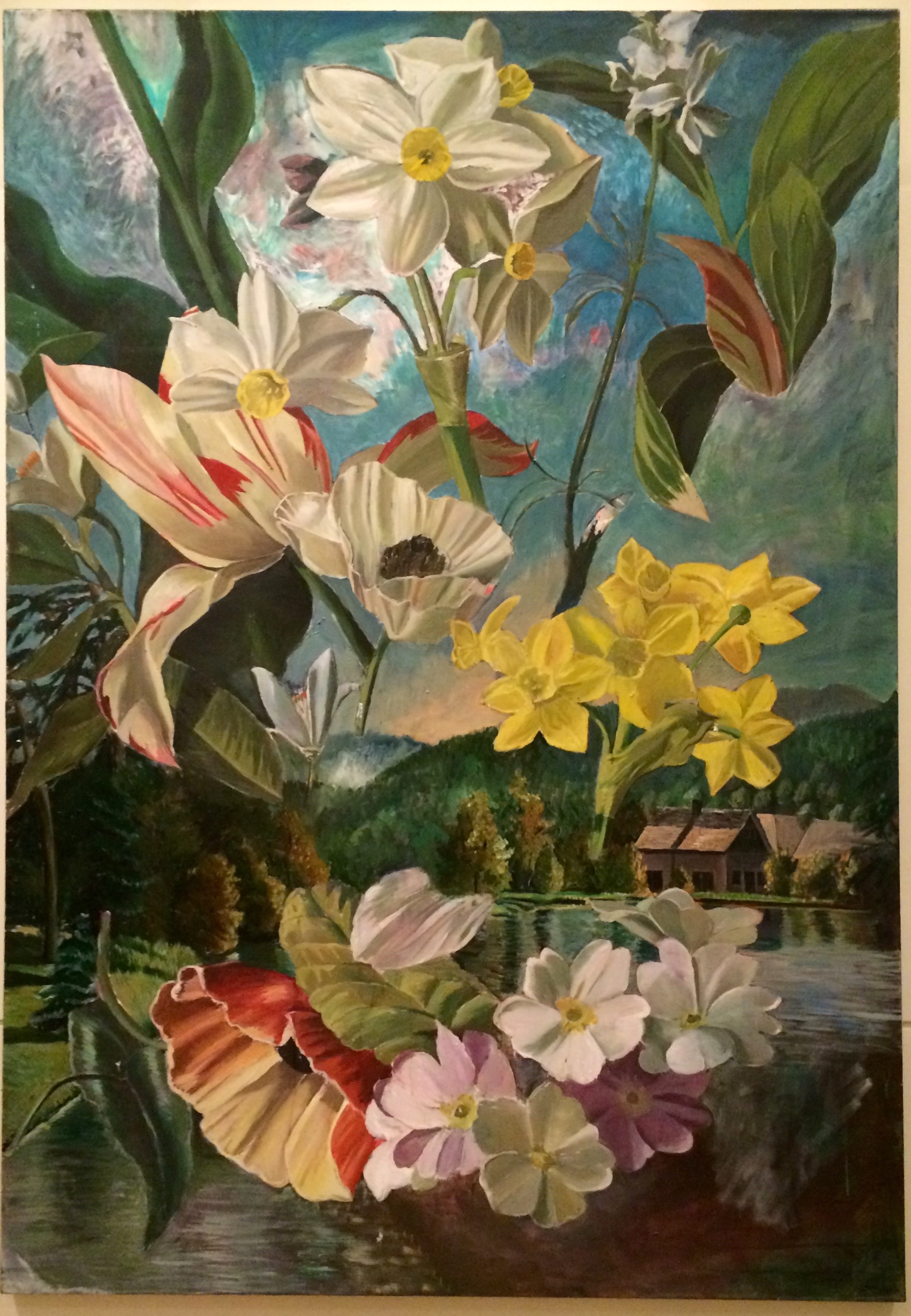 Annemie Von Wulfen, Untitled , 2013, olie op canvas, 200x140 cm, Galerie Meyer Kainer