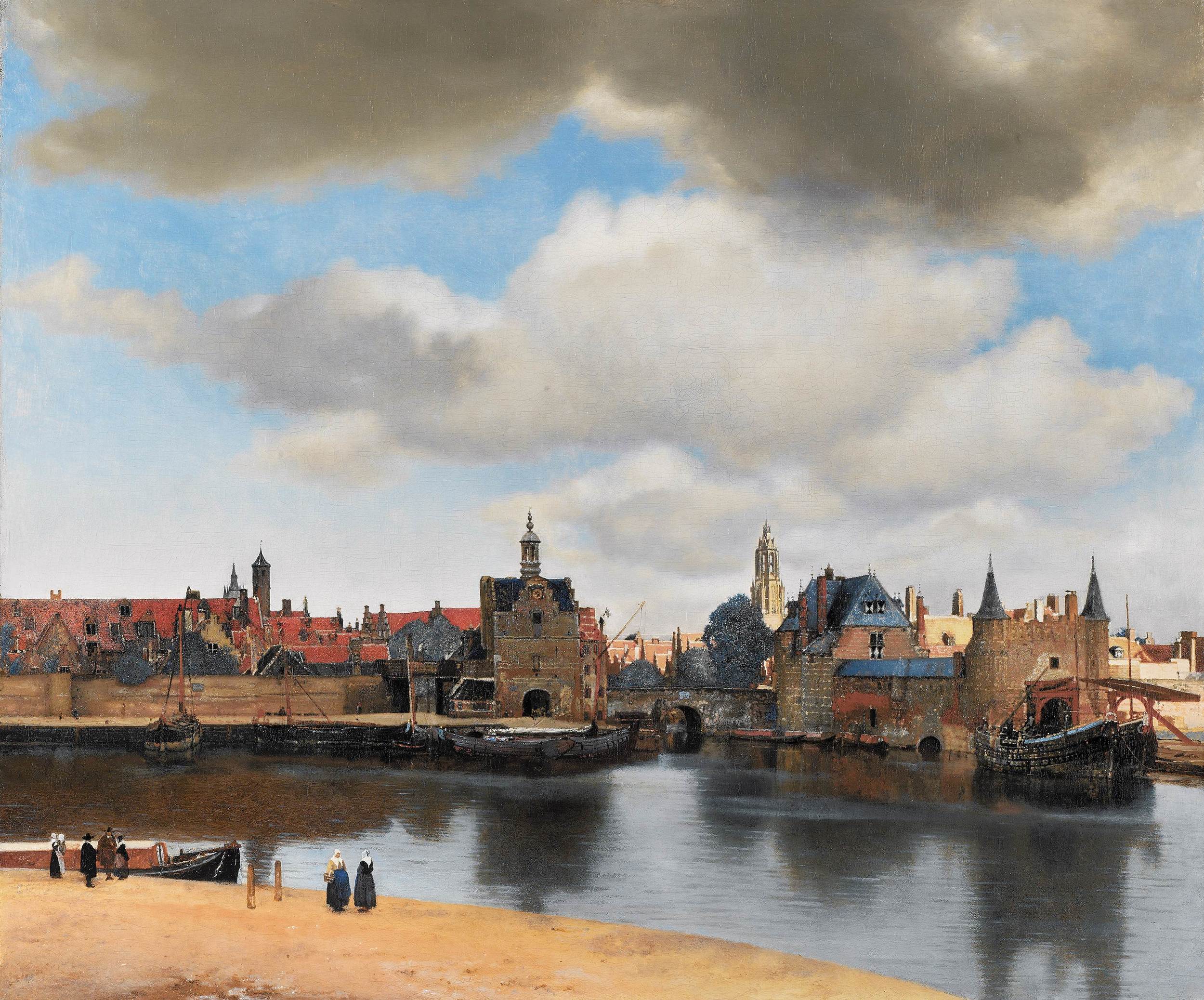 Johannes Vermeer, Gezicht op Delft , ca. 1660-1661 (© Mauritshuis, Den Haag)