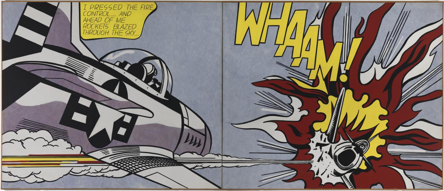 Whaam! , Roy Lichtenstein, 1963. Foto: © Tate, Londen, 2016