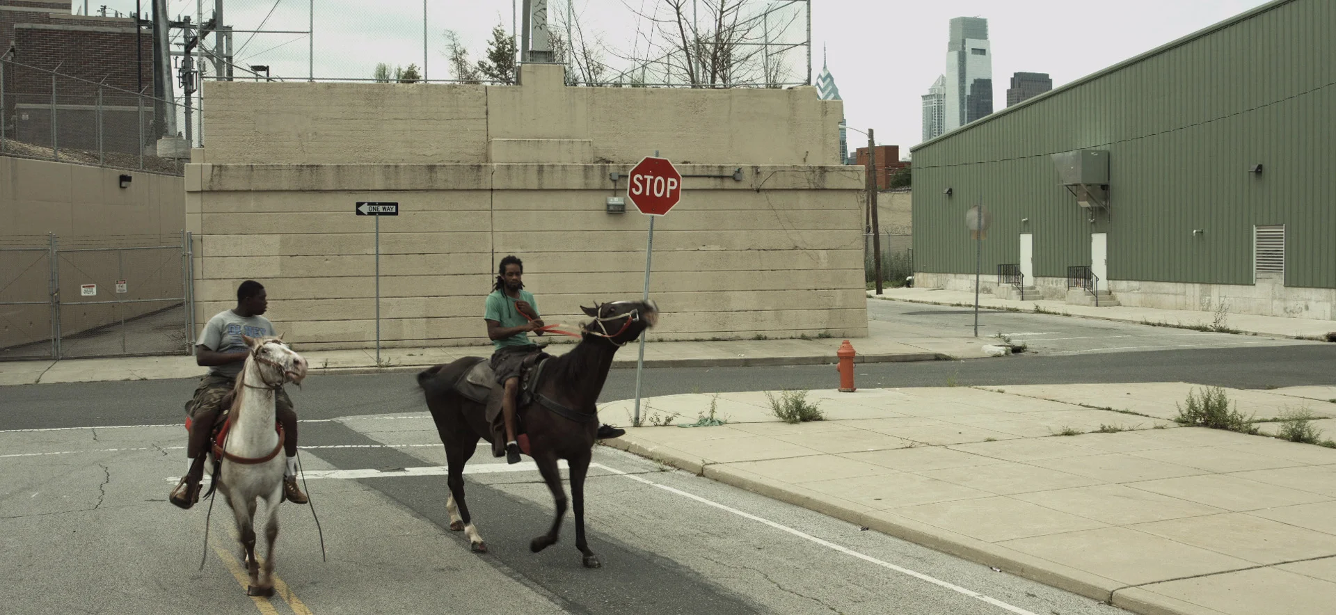 De 'black cowboys' in Philadelphia. © Mohamed Bourouissa