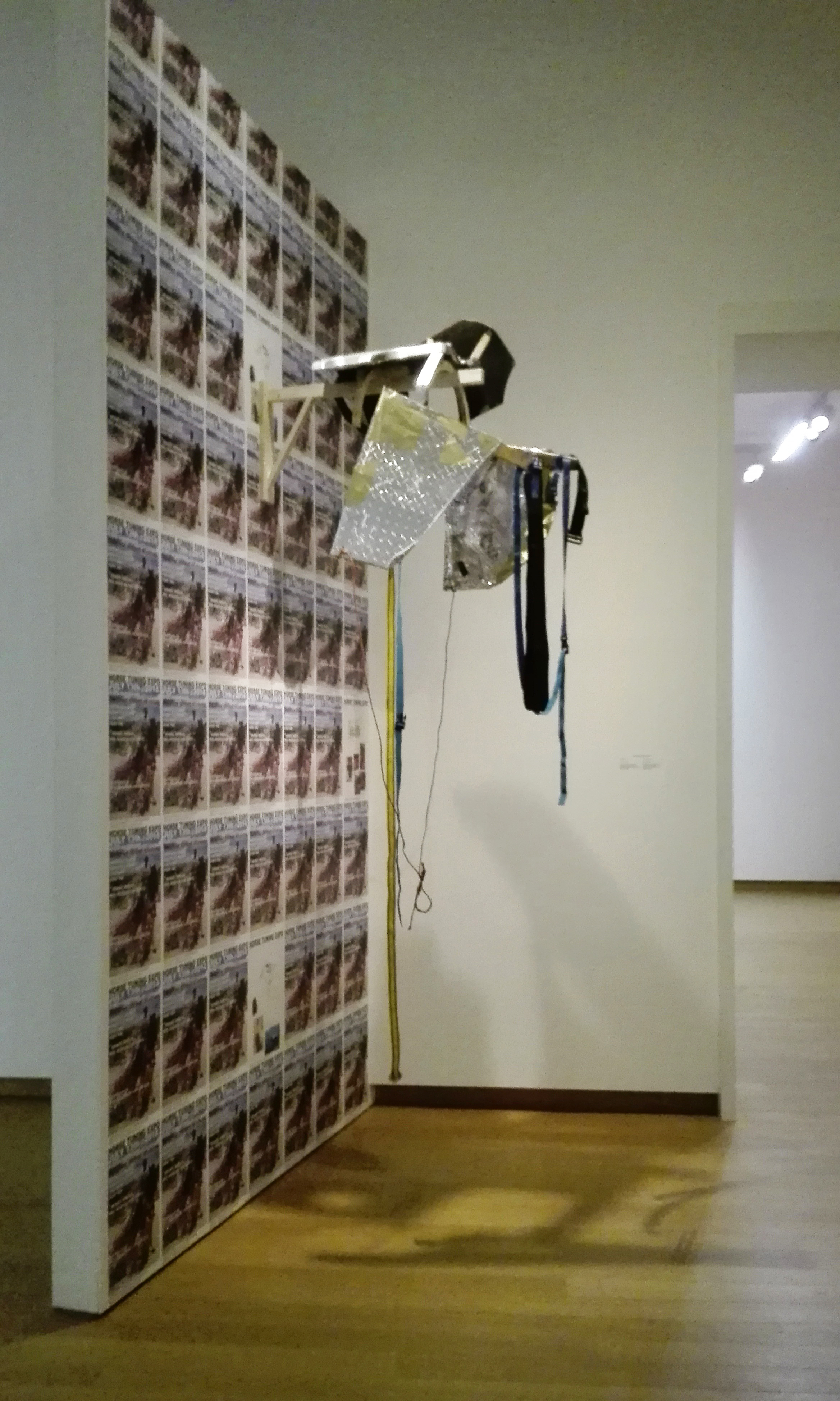 Mohamed Bourouissa, Horseday , installatie in het Stedelijk Museum, Amsterdam