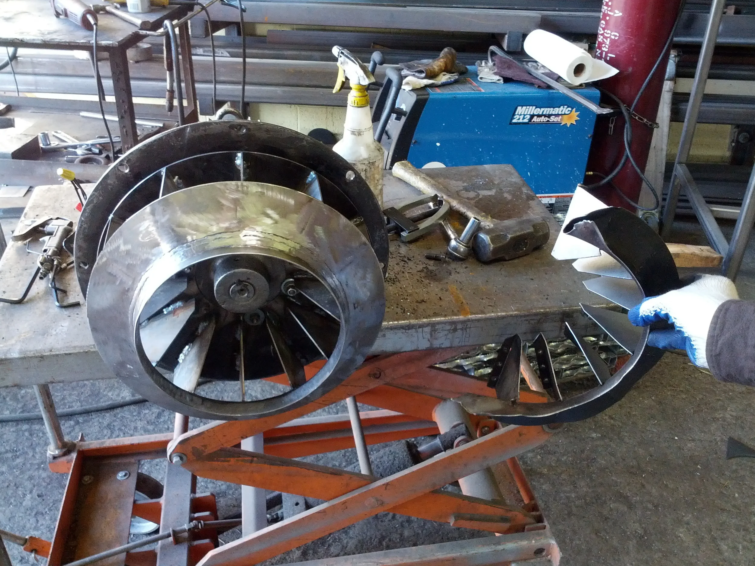 BLOWER WHEEL REPAIR