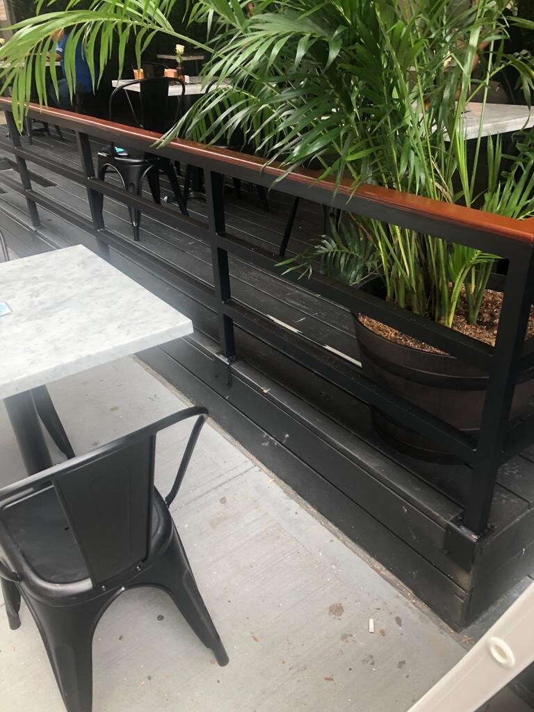 Restaurant Railing