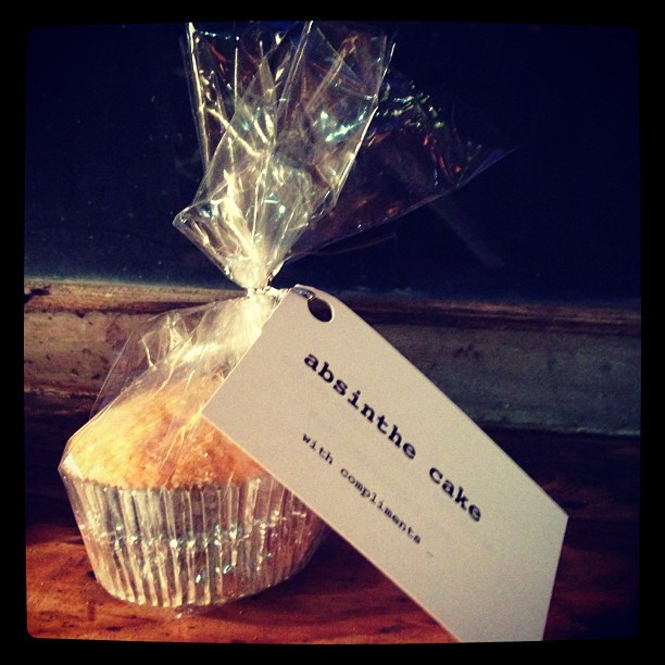 Absinthe cakes at the opening of the Paula Lalala MVSEVM