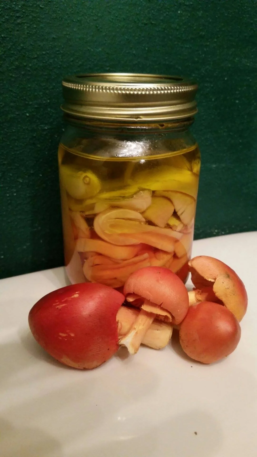 Pickled A. jacksonii, wonderful with cheese, on sandwiches, in salads,etc. 