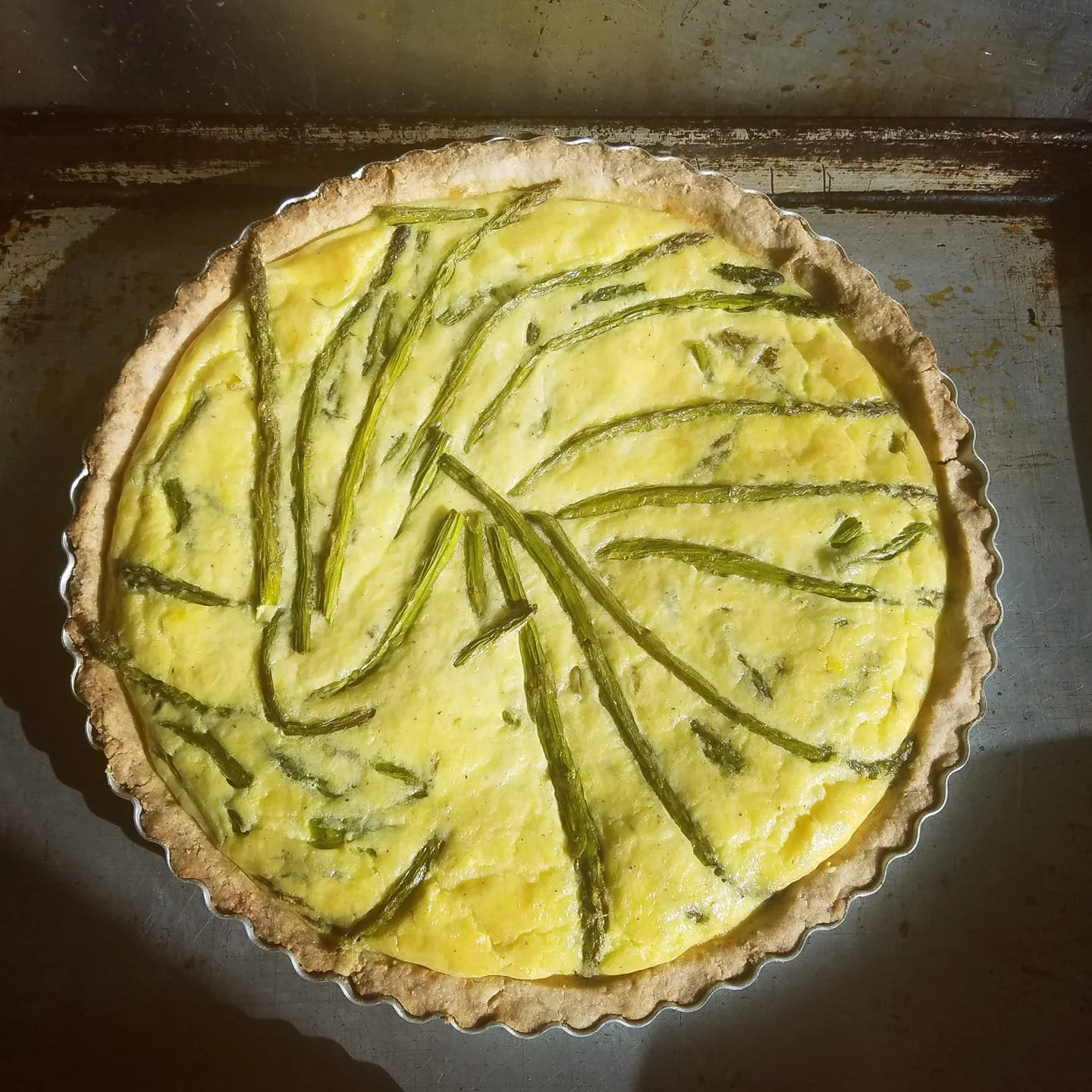Seasonal Quiche (v, gf avail)