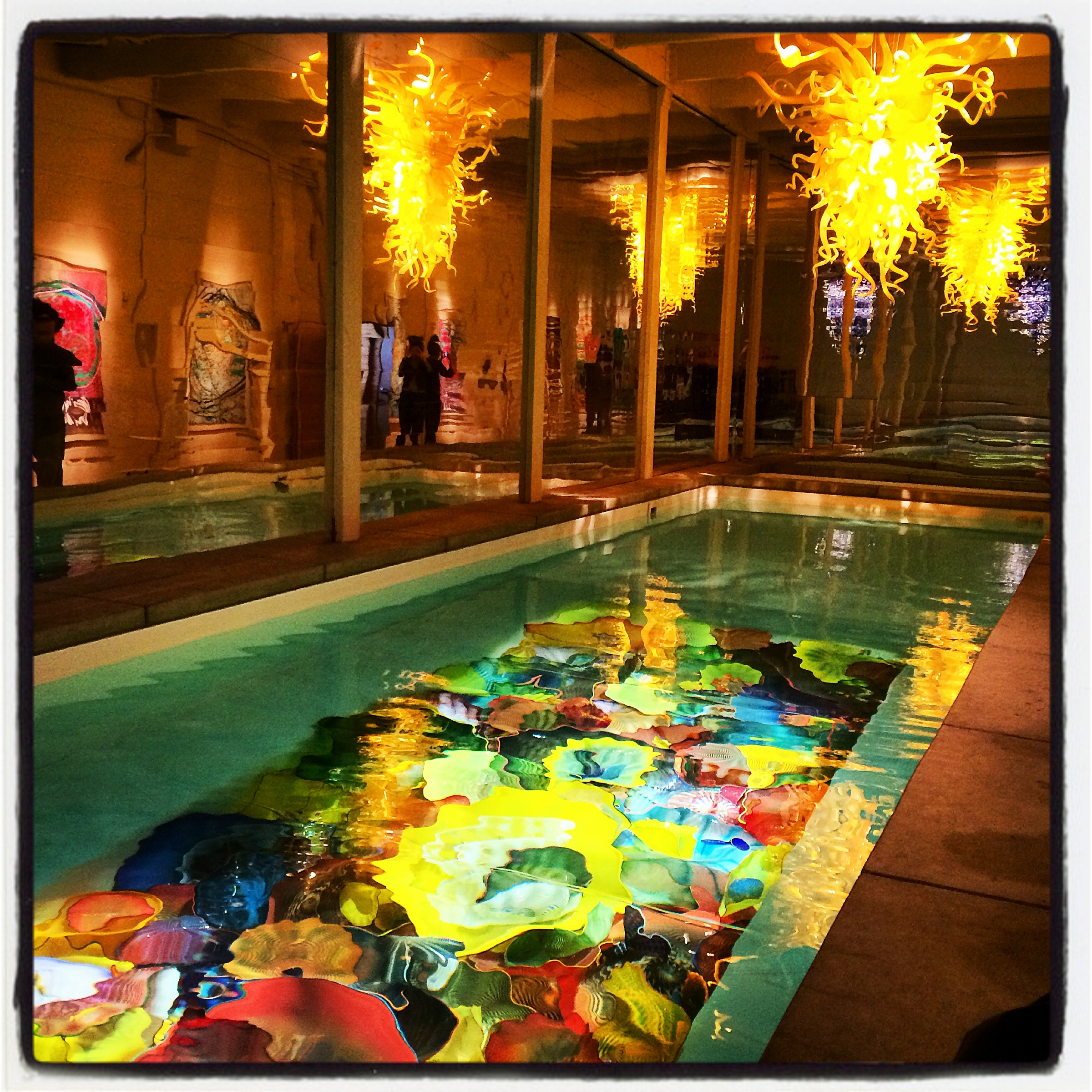 Chihuly Lap Pool at Boathouse