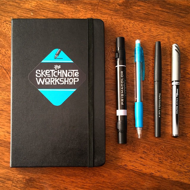 The Sketchnote Kit each student receives.