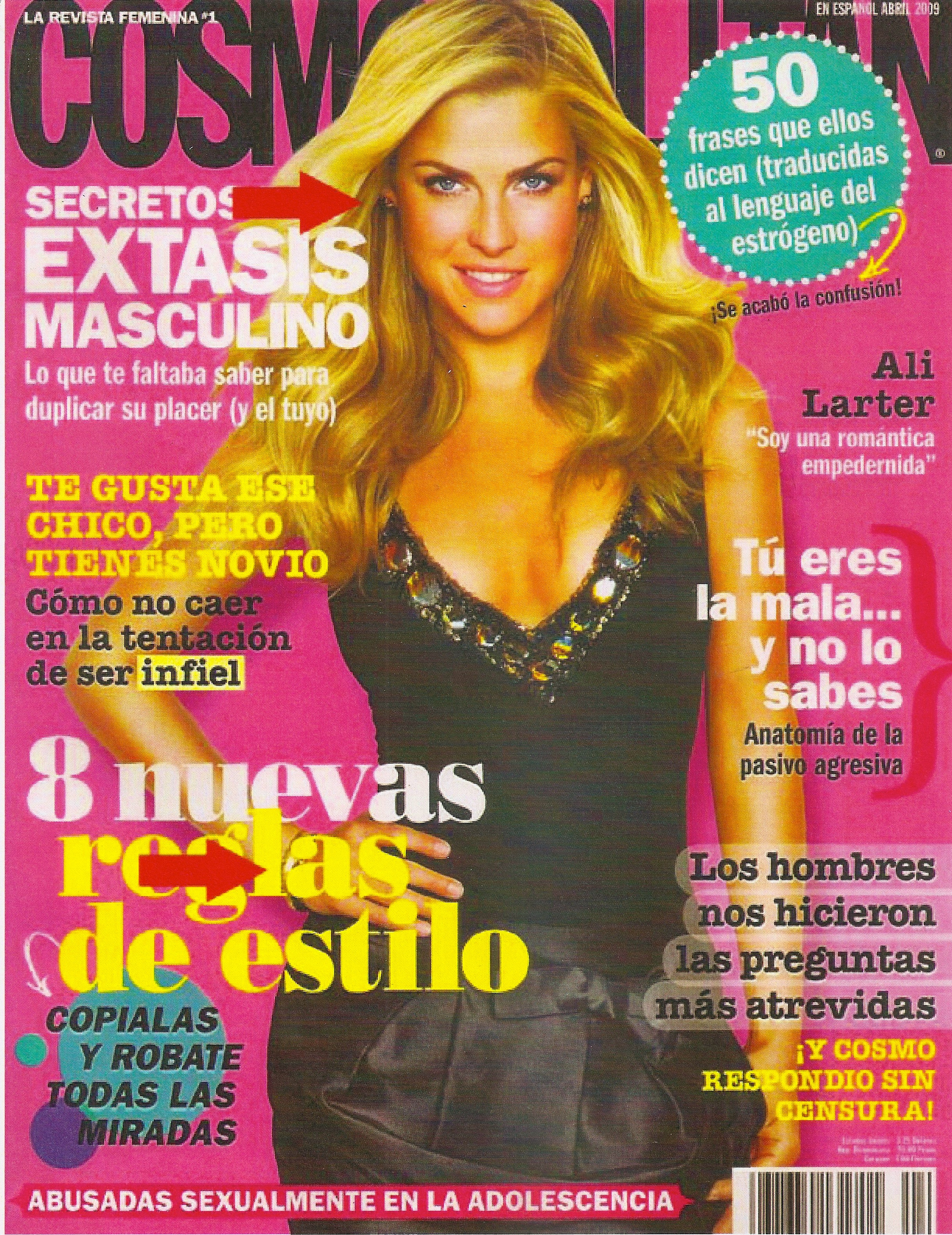 Cosmopolitan En Espanol with Ali Landry wearing Landver Jewelry