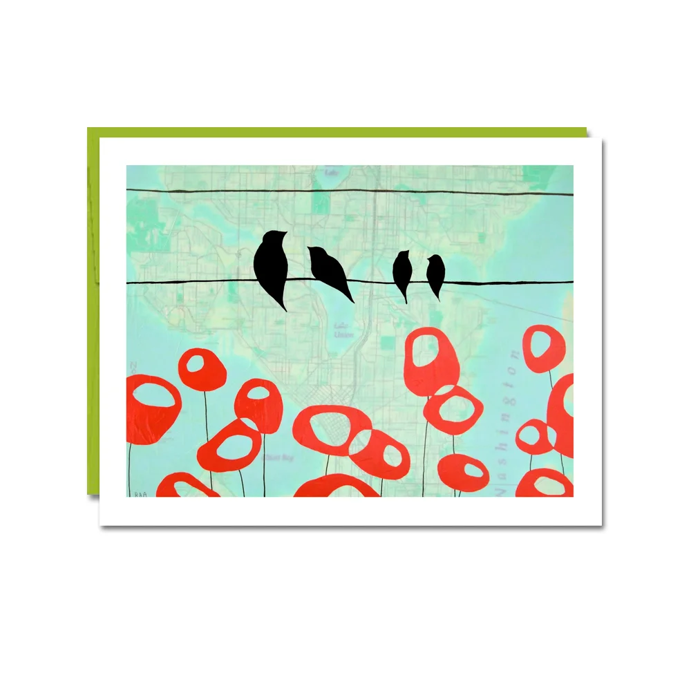 Lake Union Notecard — Rachel Ann Austin
