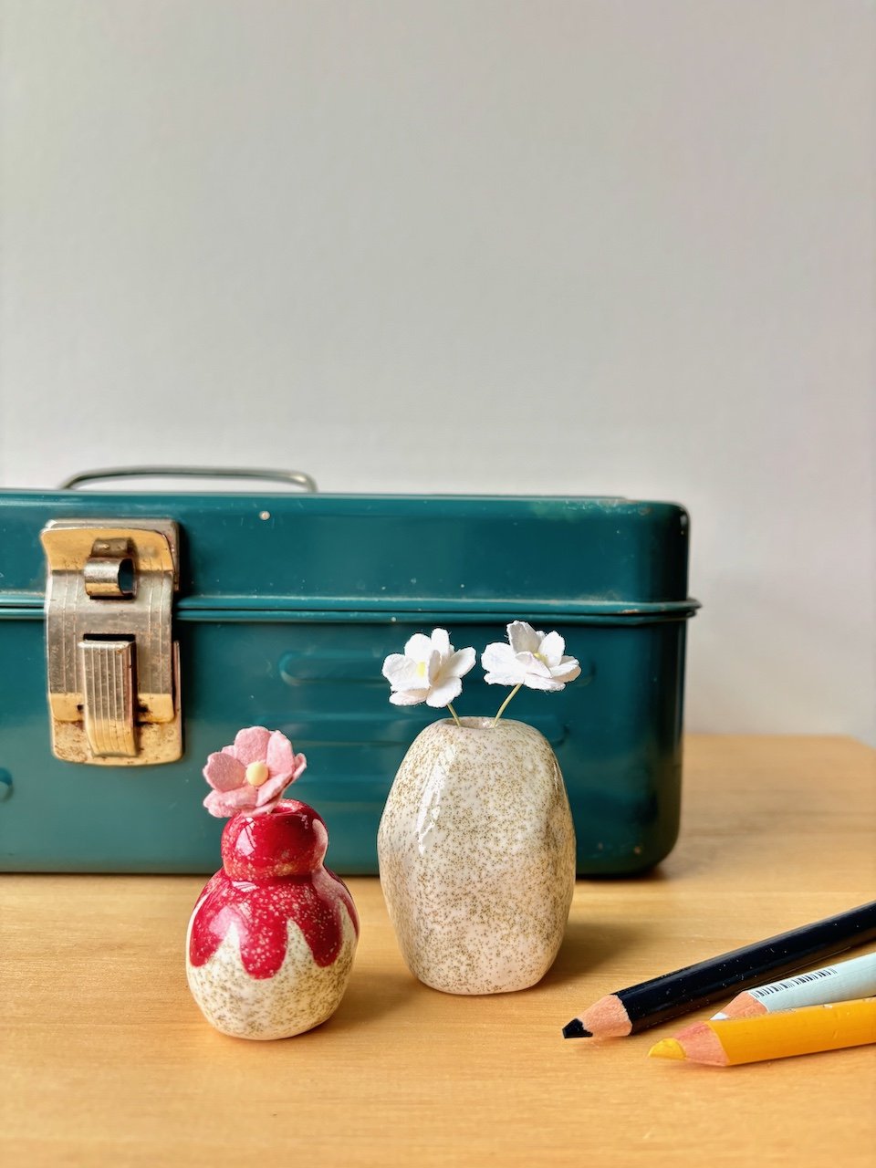 Tiny Ceramic Vases