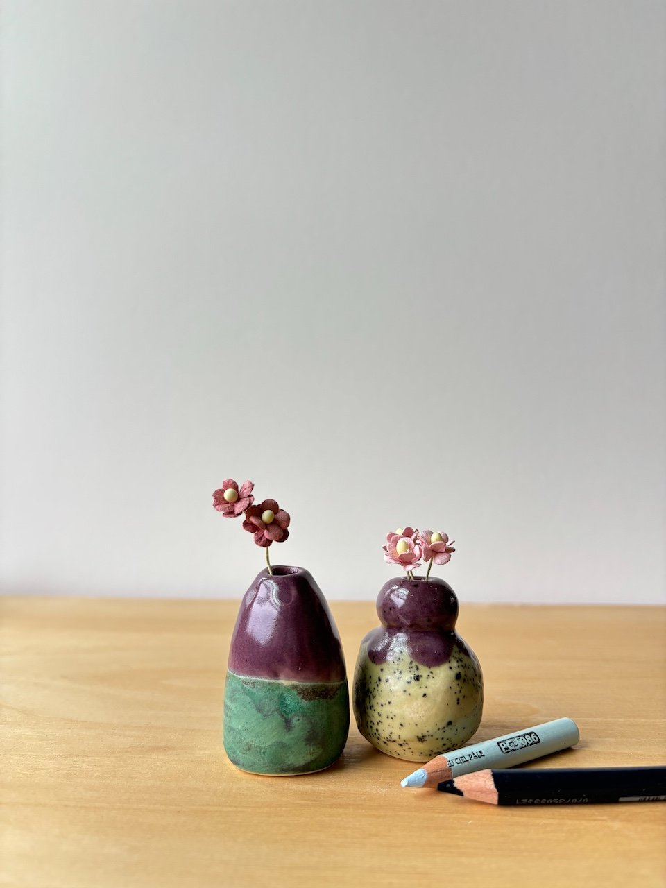 Tiny Ceramic Vases