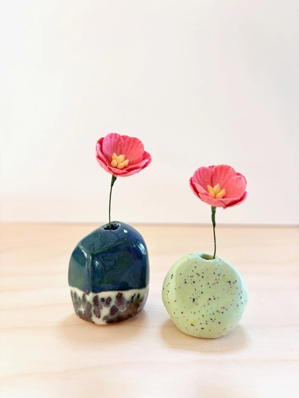 Ceramic Vase Pair 3