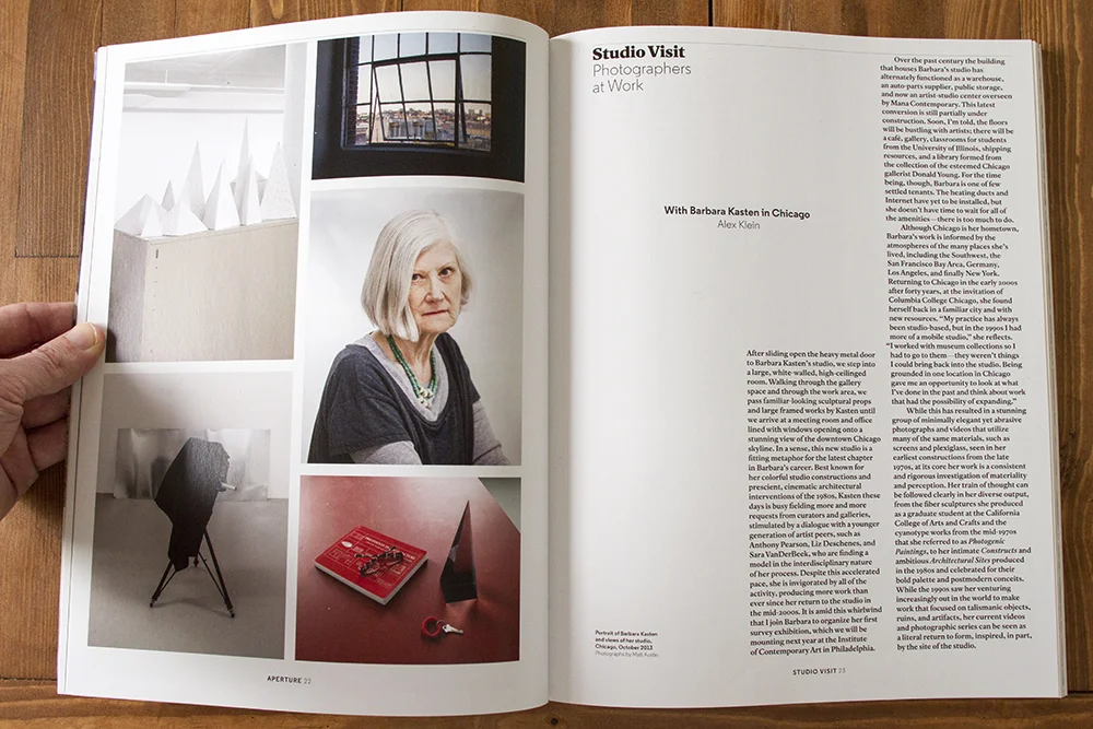 Barbara Kasten for Aperture Magazine