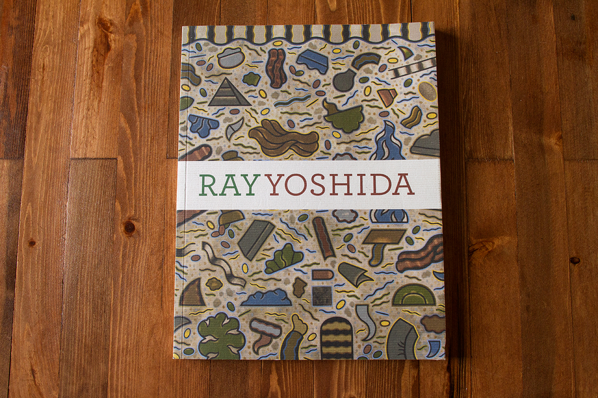 Photographs included the book 'Ray Yoshida,' published by the School of the Art Institute of Chicago