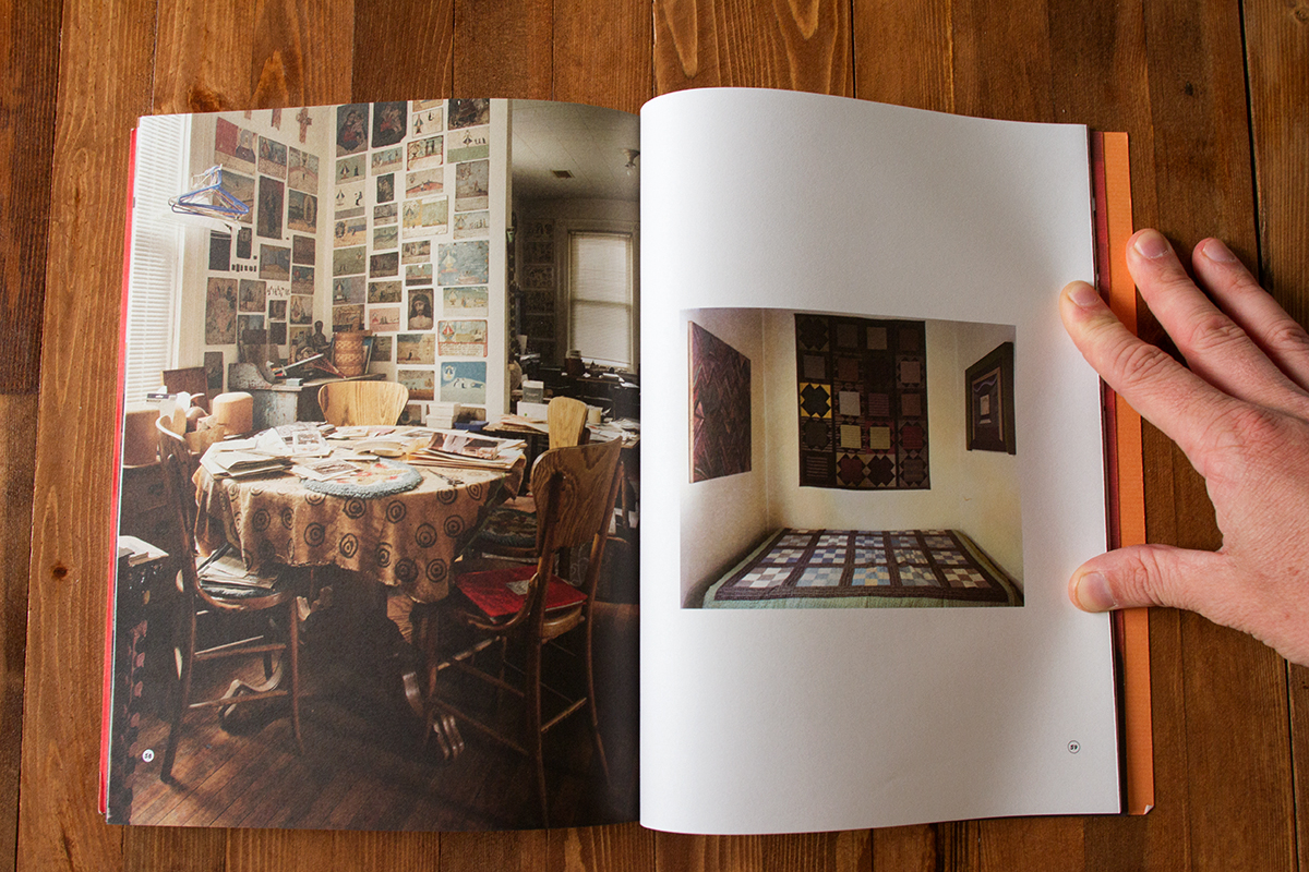 Photographs included the book 'Ray Yoshida,' published by the School of the Art Institute of Chicago