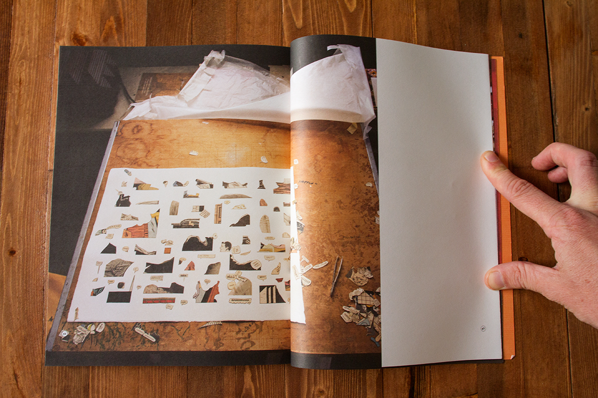 Photographs included the book 'Ray Yoshida,' published by the School of the Art Institute of Chicago