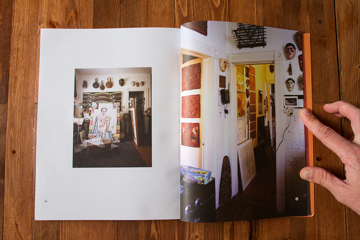 Photographs included the book 'Ray Yoshida,' published by the School of the Art Institute of Chicago
