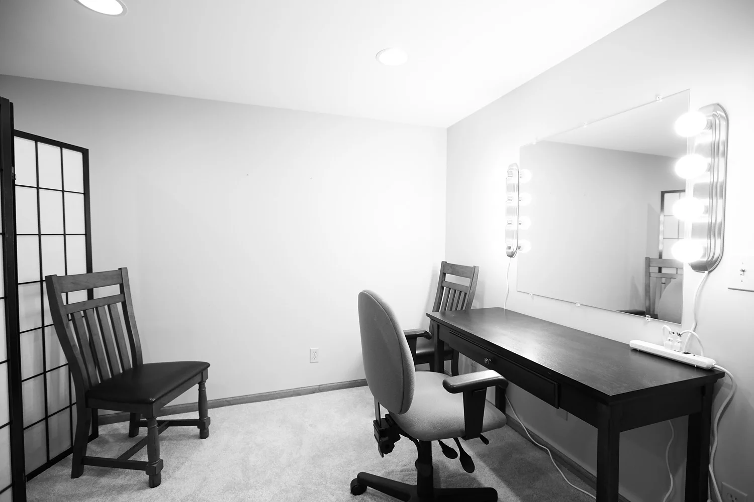 Changing Room with Makeup Station