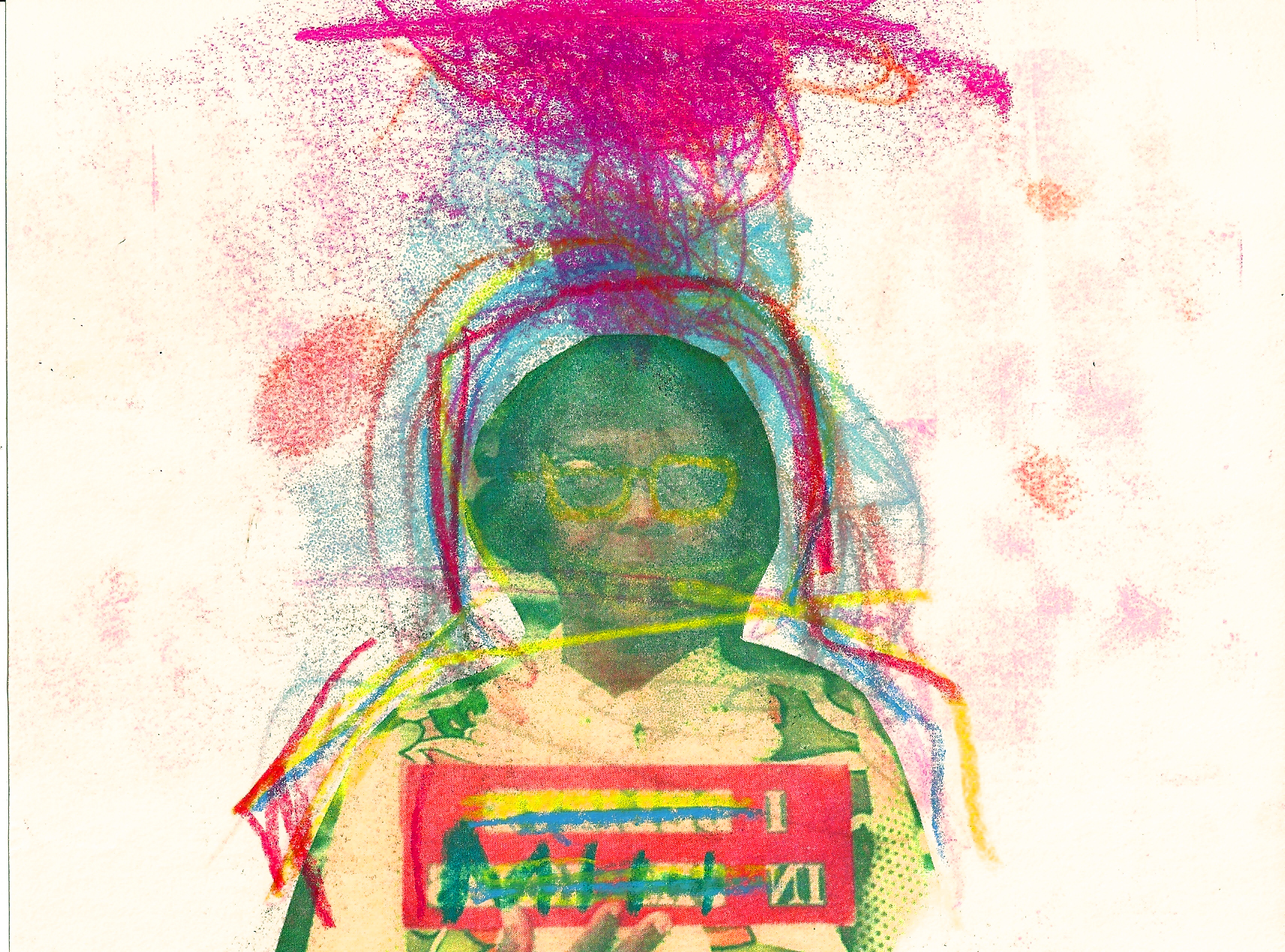 Bertha, 2011, Monotype, 10 x 8 inches