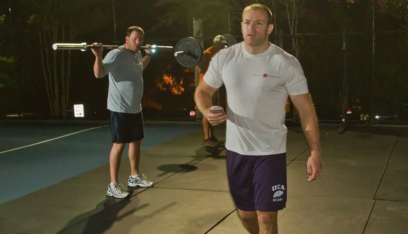 Coach Mike getting after some crossfitters!