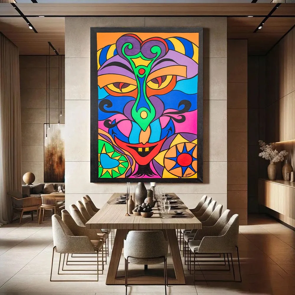 Pop Art Dining Room w: painting.JPEG