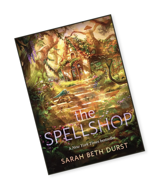 The cover of the book "The Spellshop" on the Wildflower Doula Services website.