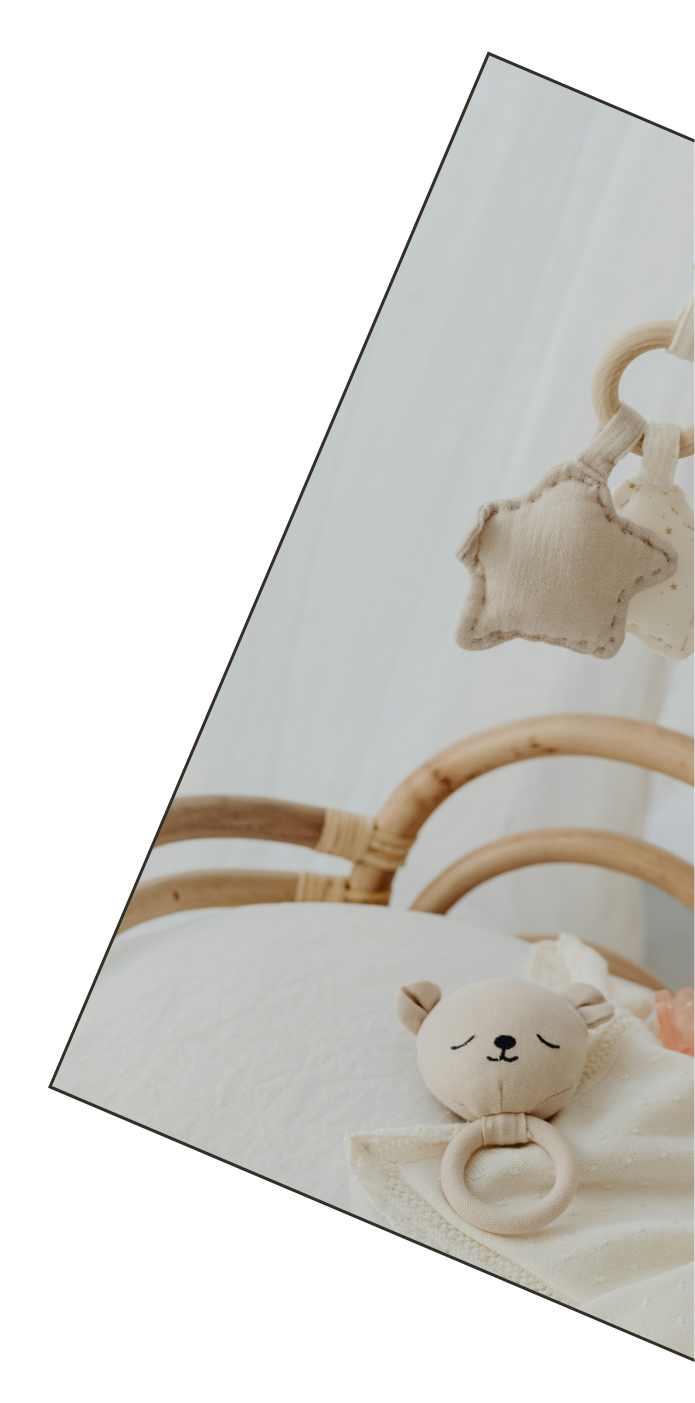 Toys lay in a Portland home that Wildflower Doula Services visits for newborn care specialist services.