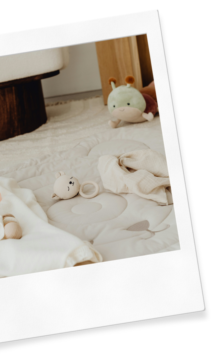 Toys lay in a Portland home that Wildflower Doula Services visits for postpartum doula services.