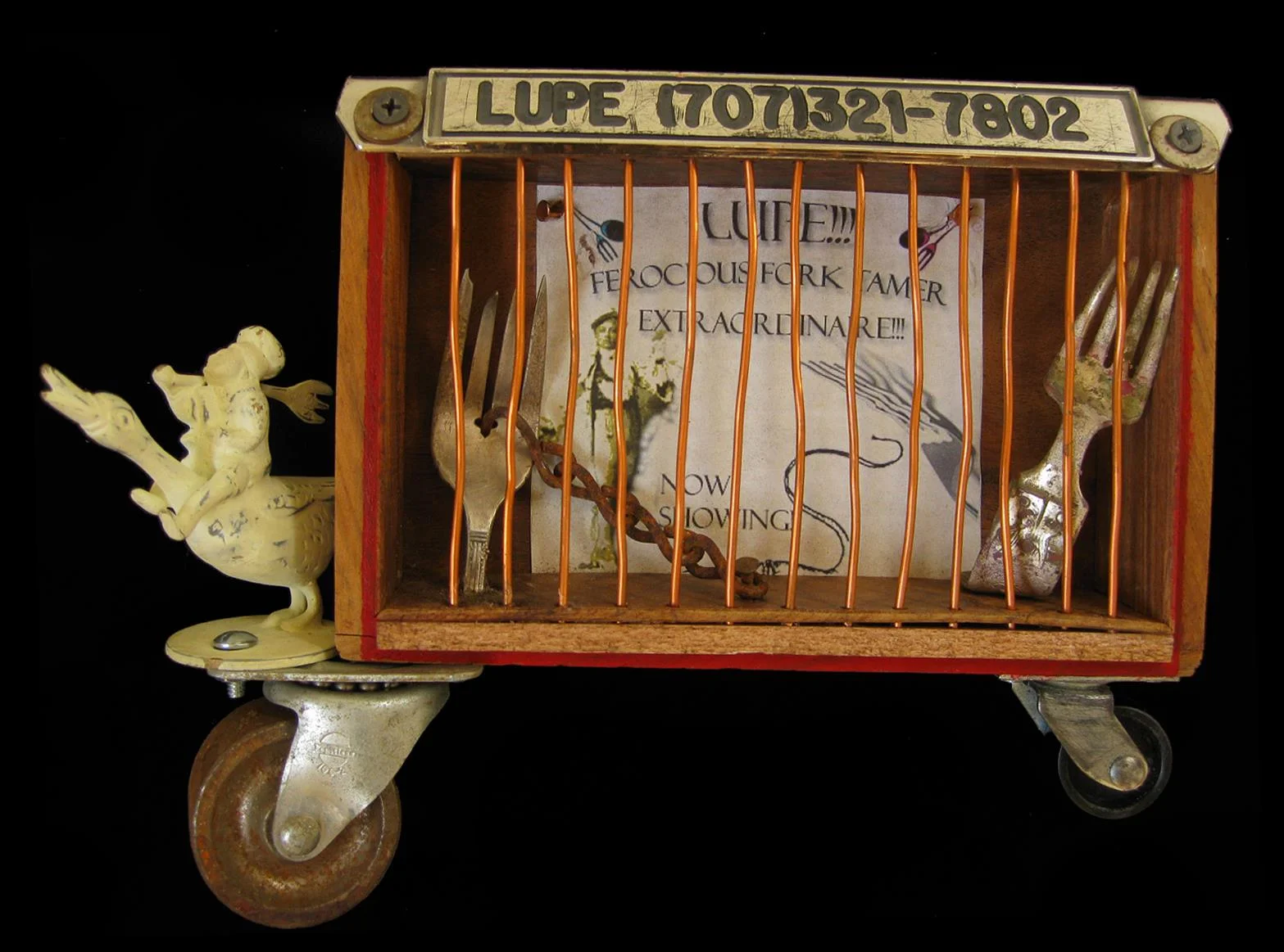 Lupe the Fork Tamer SOLD