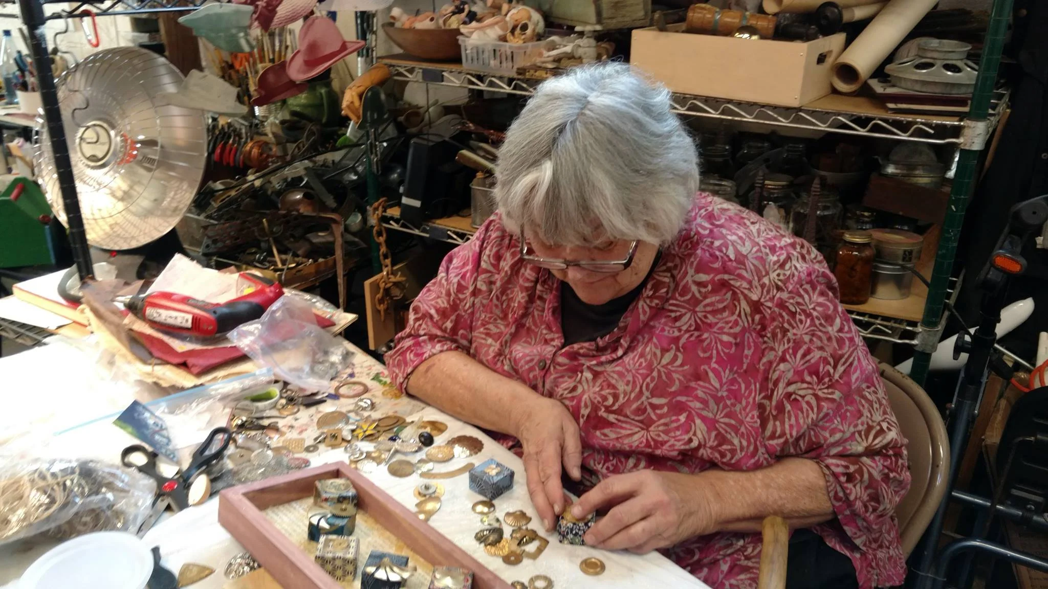 Assemblage class attendee