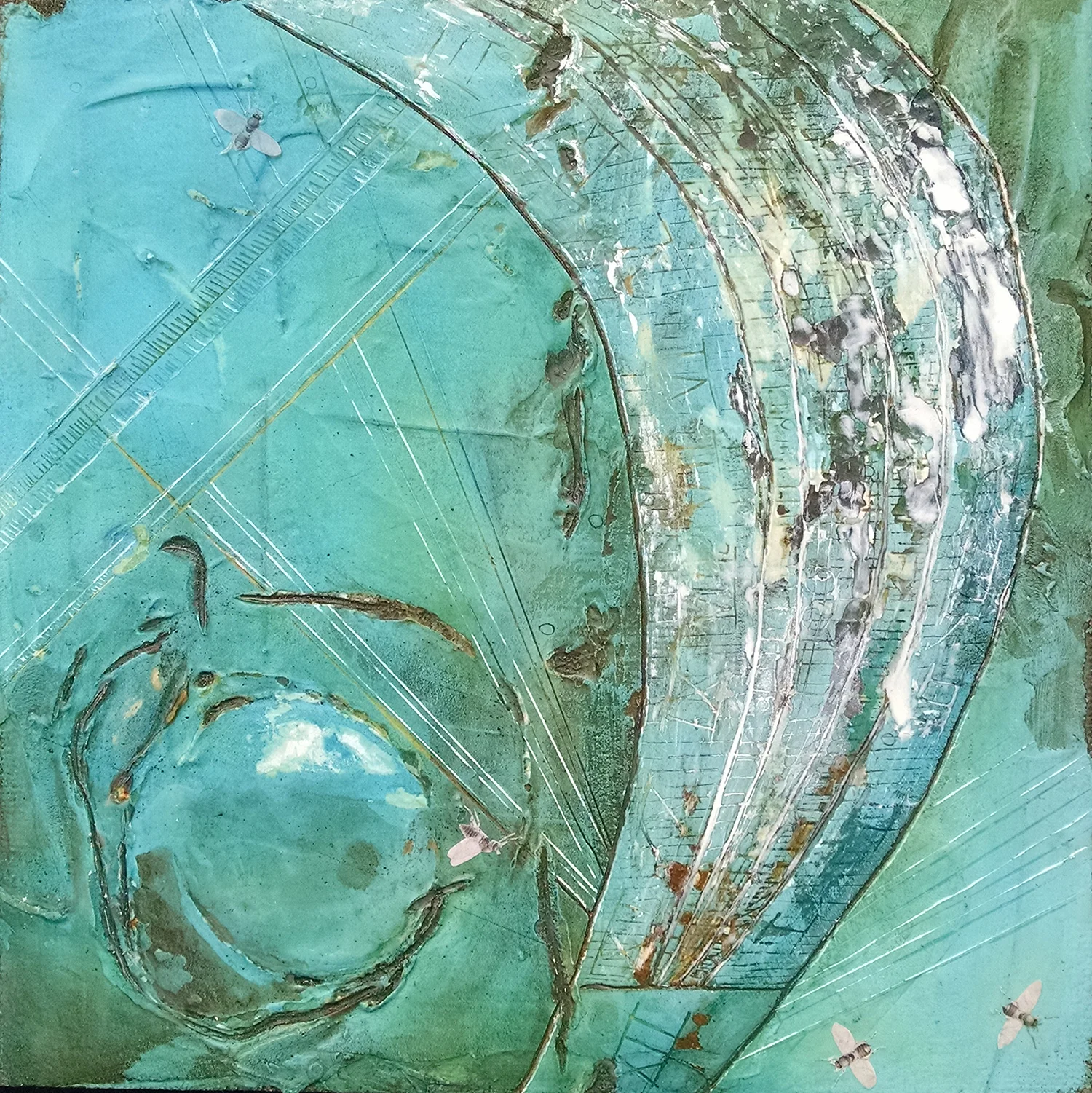 Spackling Encaustic Relief & Meditative Plaster Carving