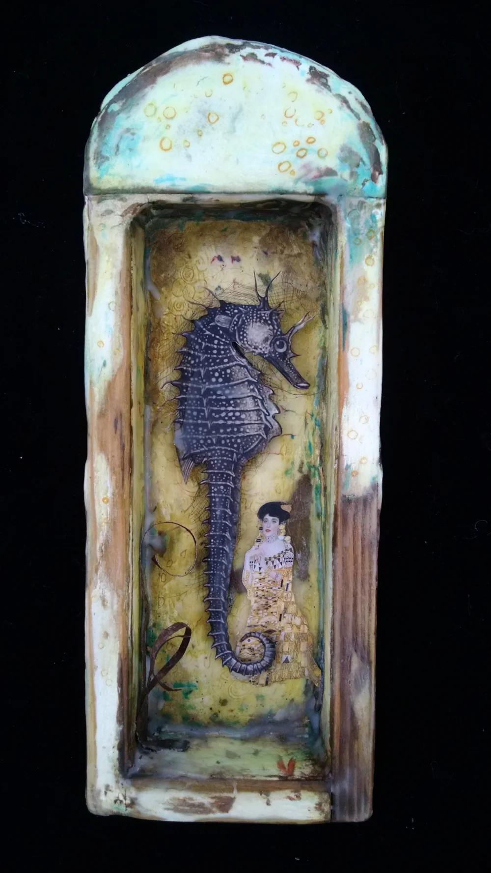 Assemblage with Plaster and Wax