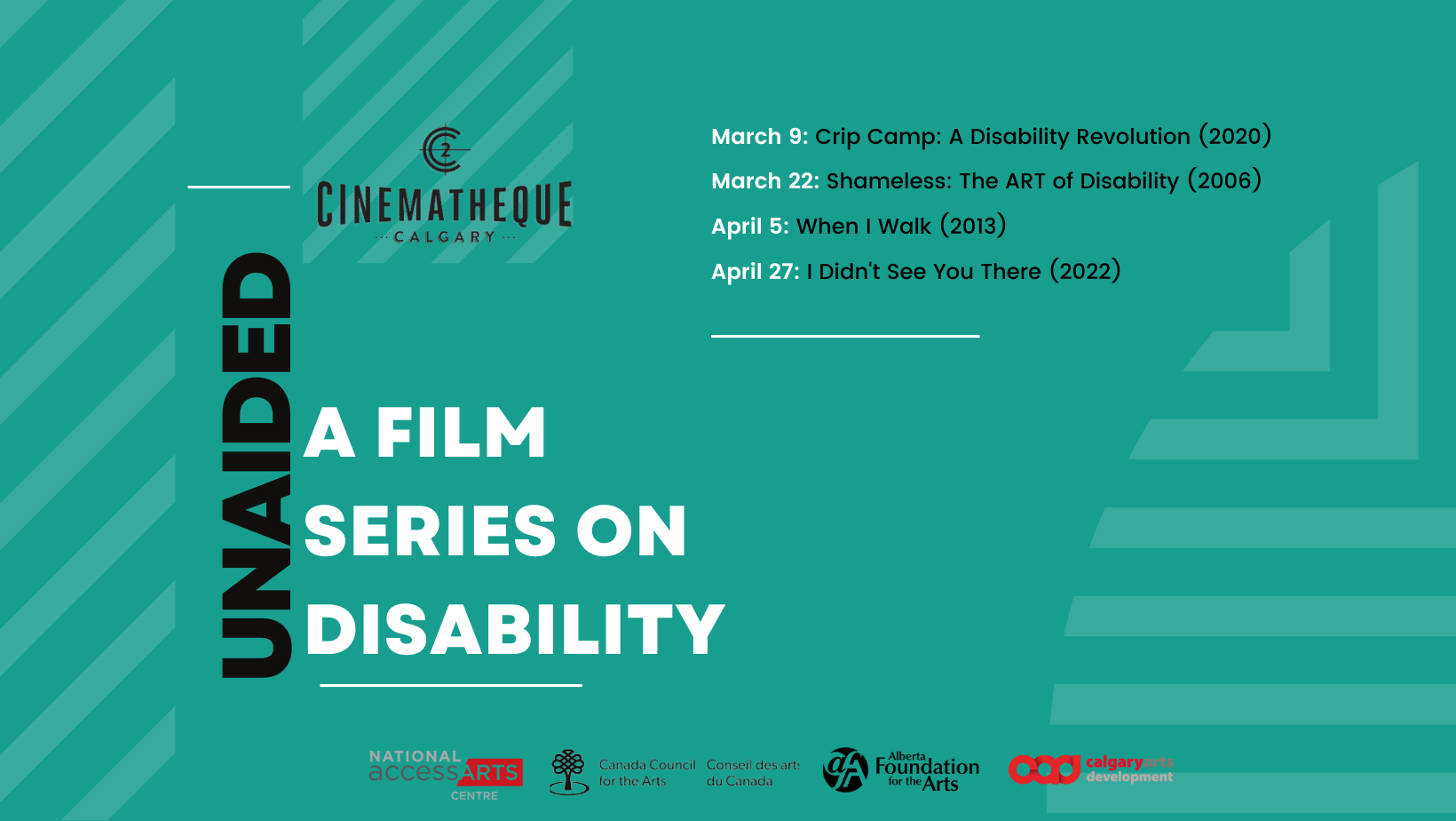 Unaided: A Film Series on Disability — Calgary Cinematheque