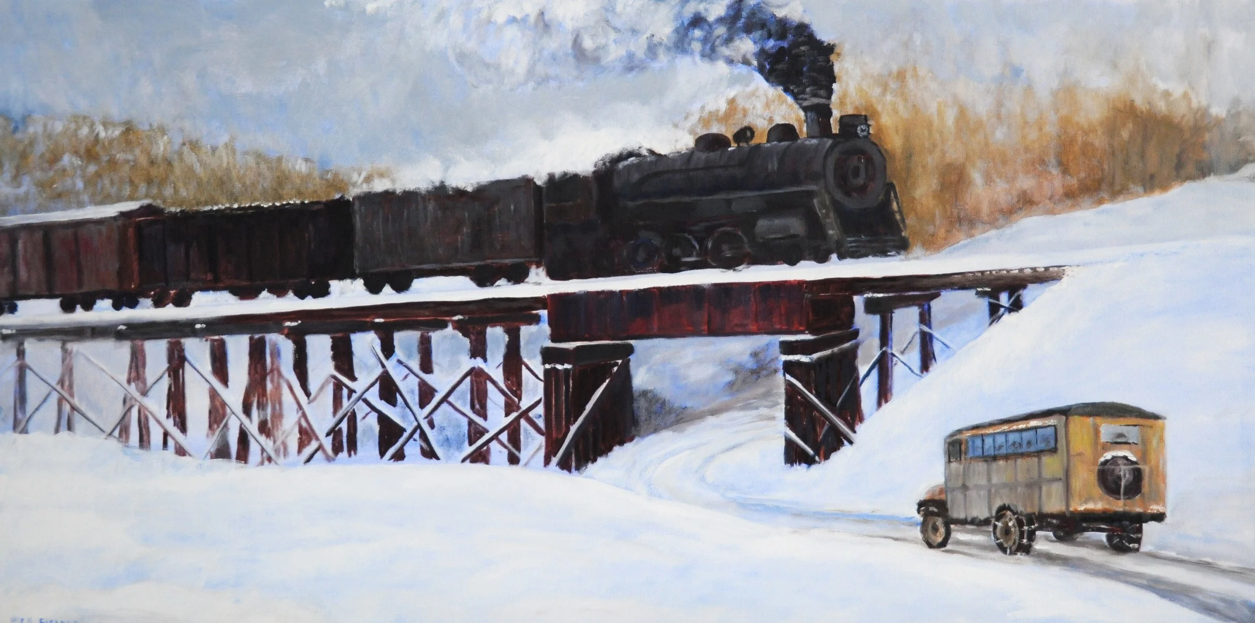 New River Train Fries Va 1930