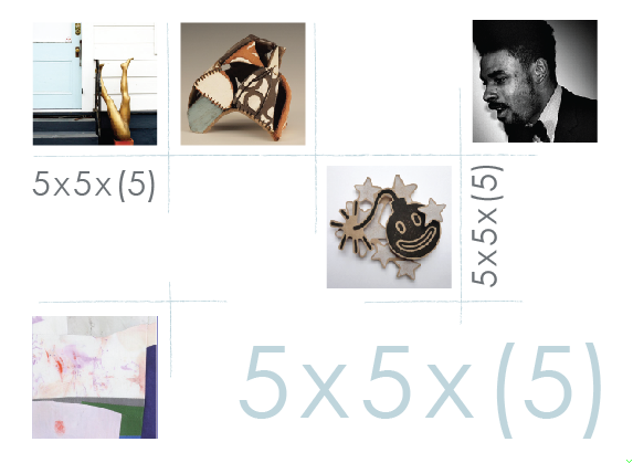 5x5x(x5) Exhibit at Target Gallery