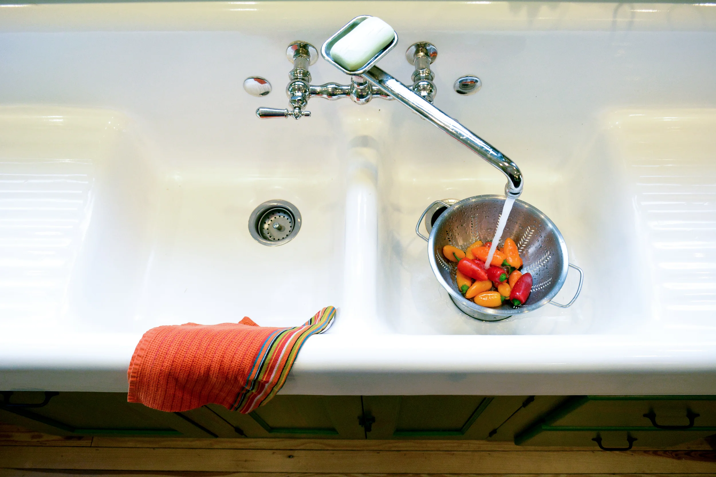 Refinished cast iron sink. 