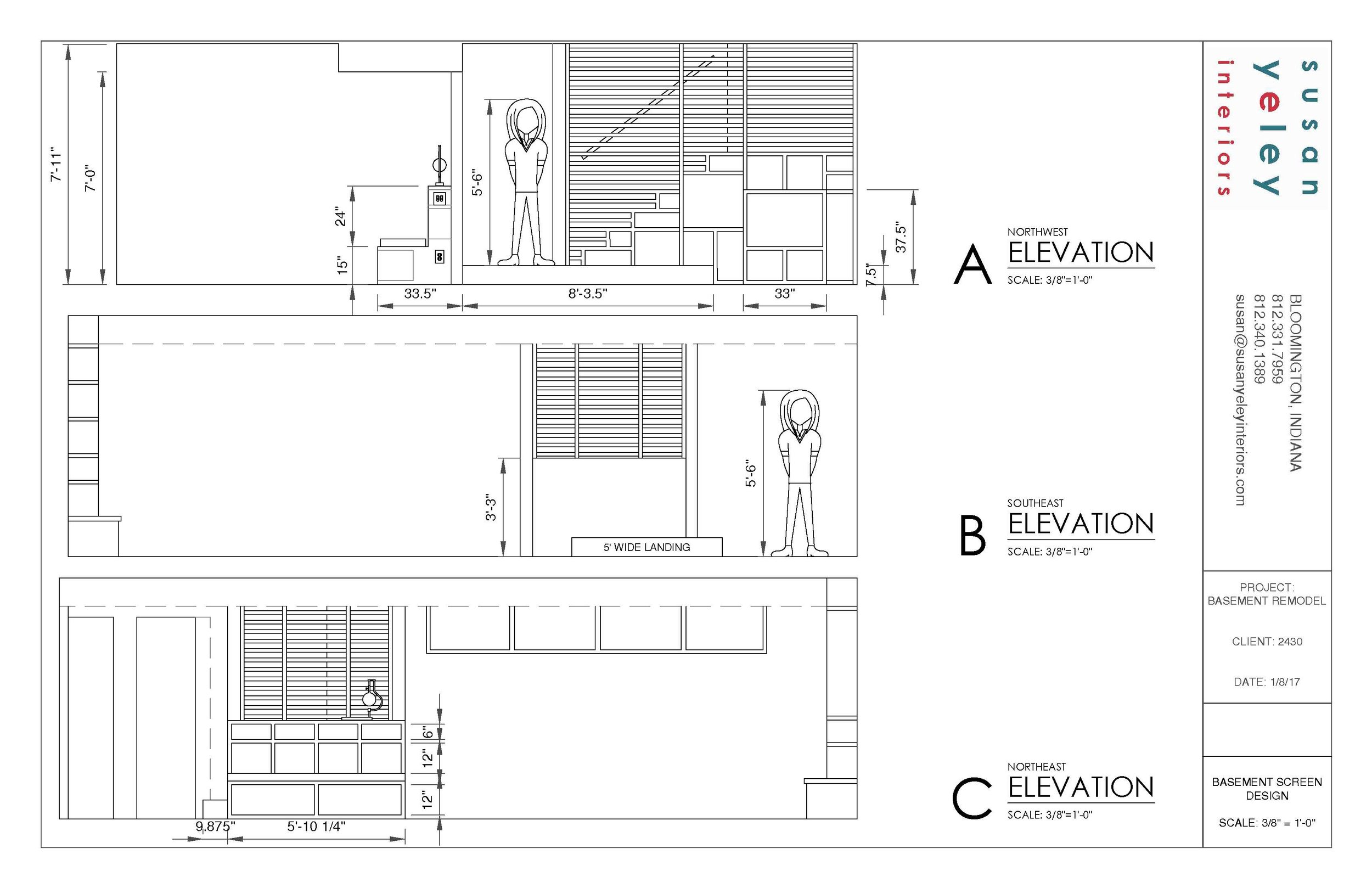 Screen elevation