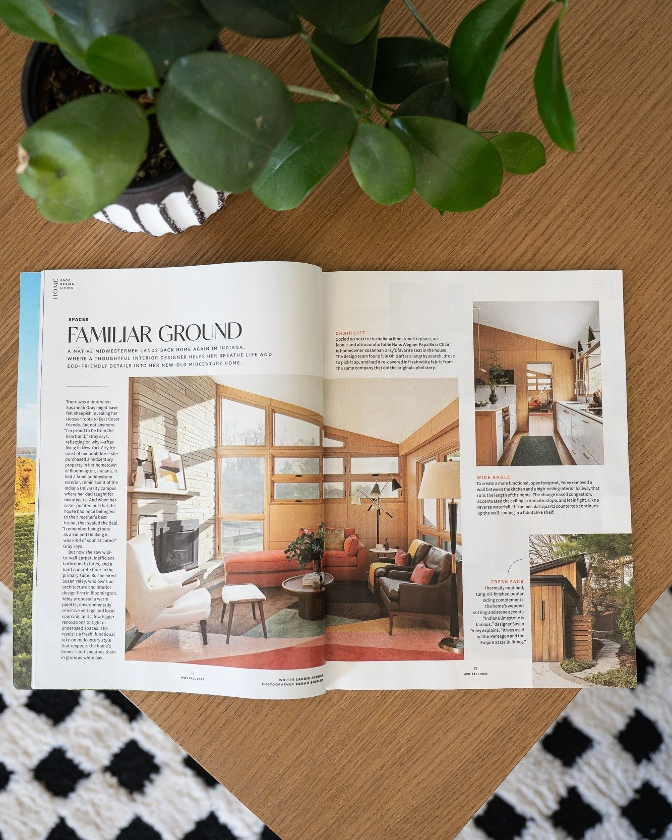 NGL, it's particularly satisfying to have our work featured in @midwestlivingmag. Midwest Living could be a tagline over here. Residential interior design and architecture is really just about taking a deep dive into who we are and how we live, apply