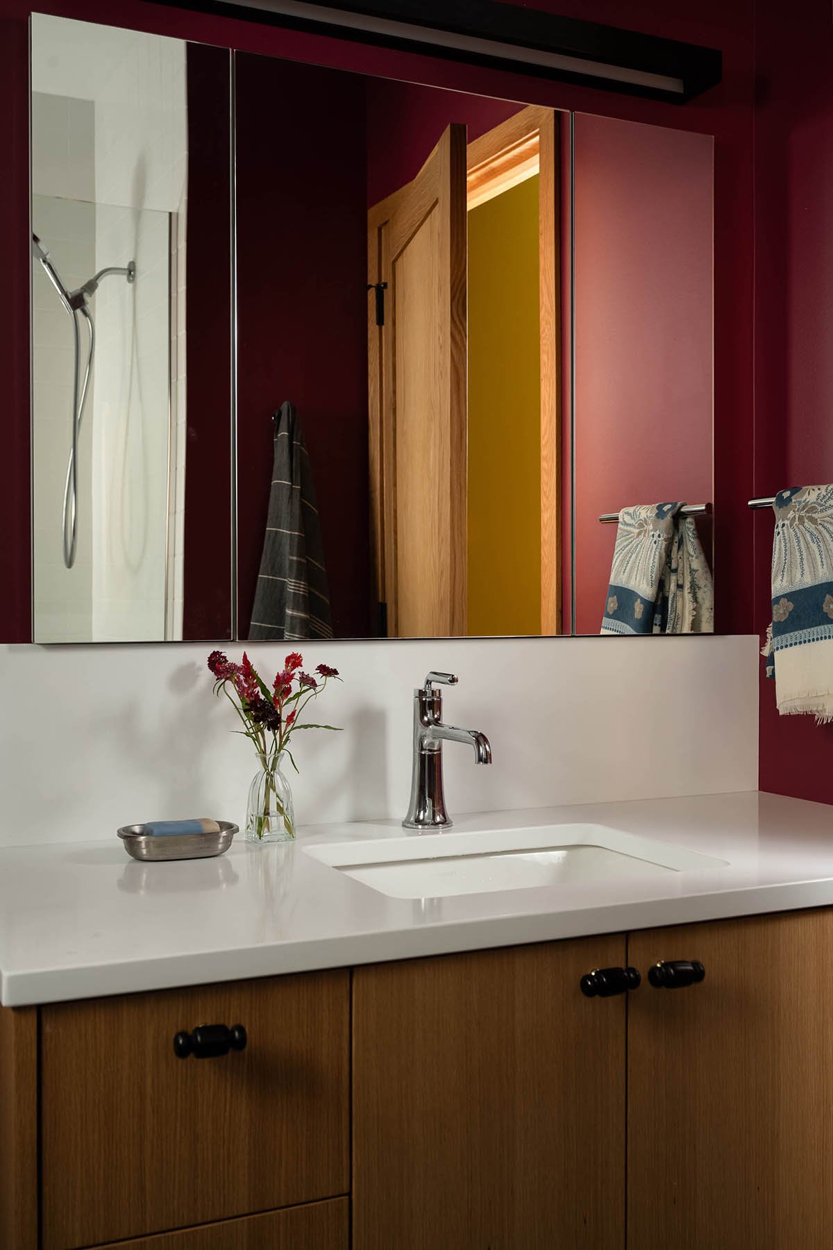rainbow-in-the-woods-susan-yeley-red-bath-faucet.jpg