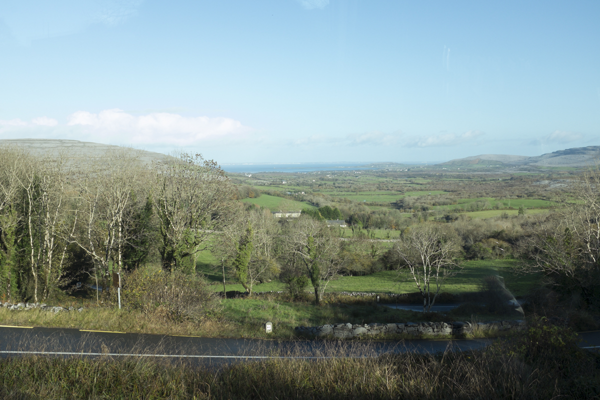 View back towards Ballyvaughn.