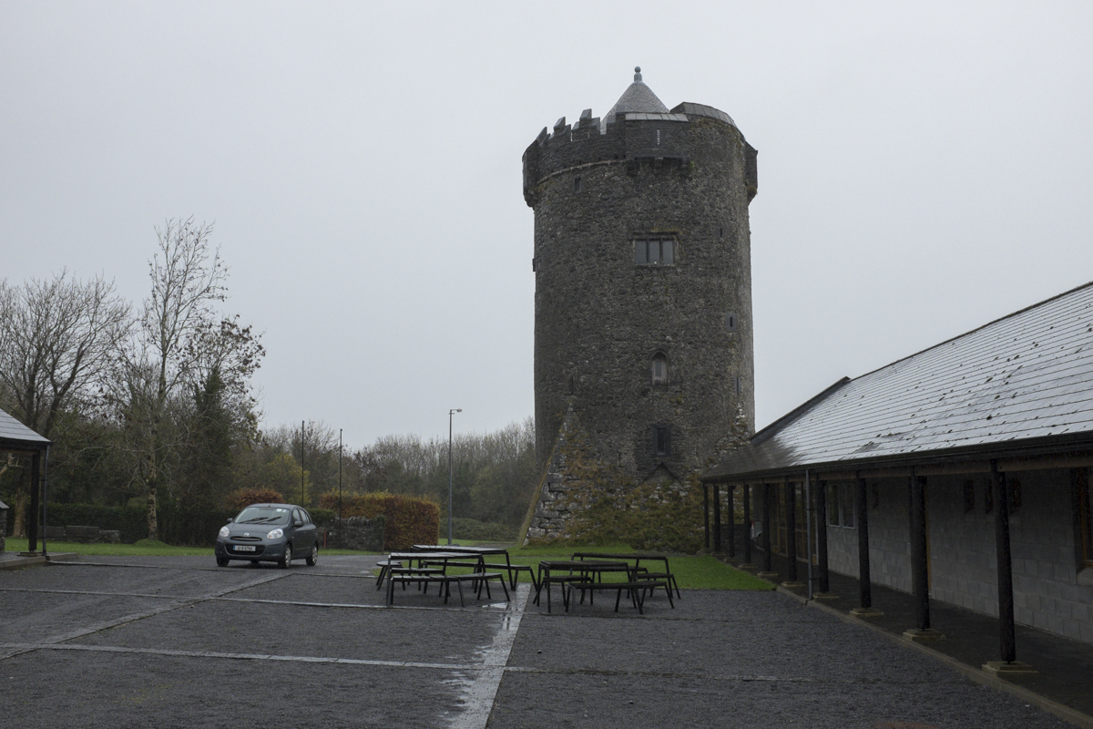 An old tower on the campus.