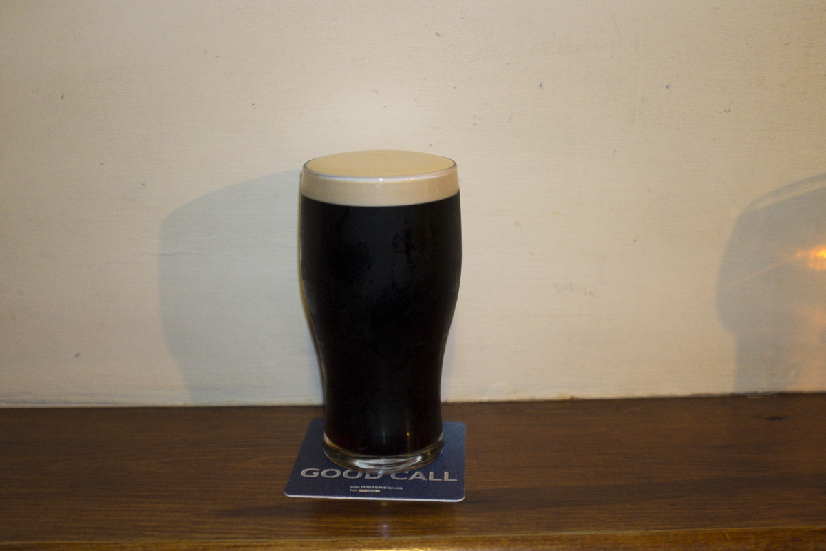 Yea, I mostly drank Guinness while in Ireland. Just made the most sense, I never used to like it soo much but I think primarily it was because it doesn't travel so well to the states. Here it was extremely smooth and creamy, and not too heavy either.