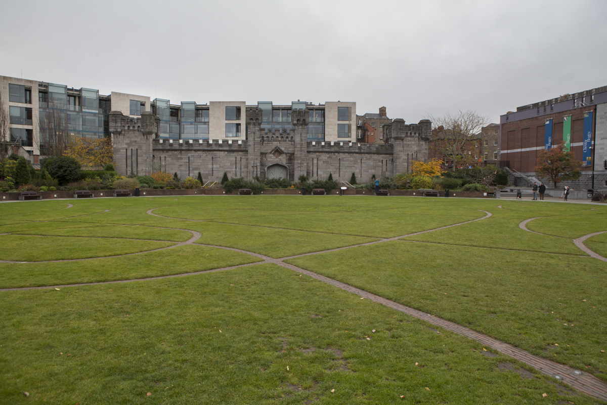 The yard at the Castle