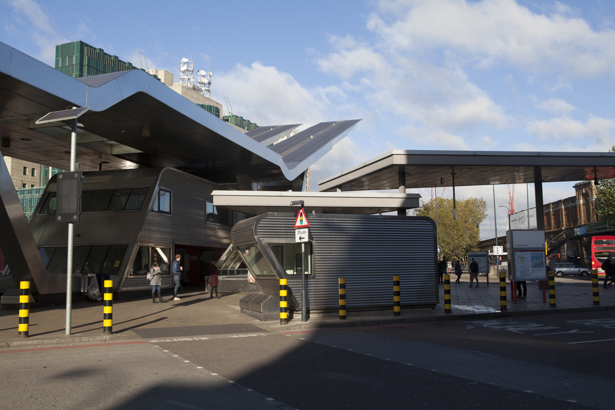 Vauxhall station, near Lou's place.