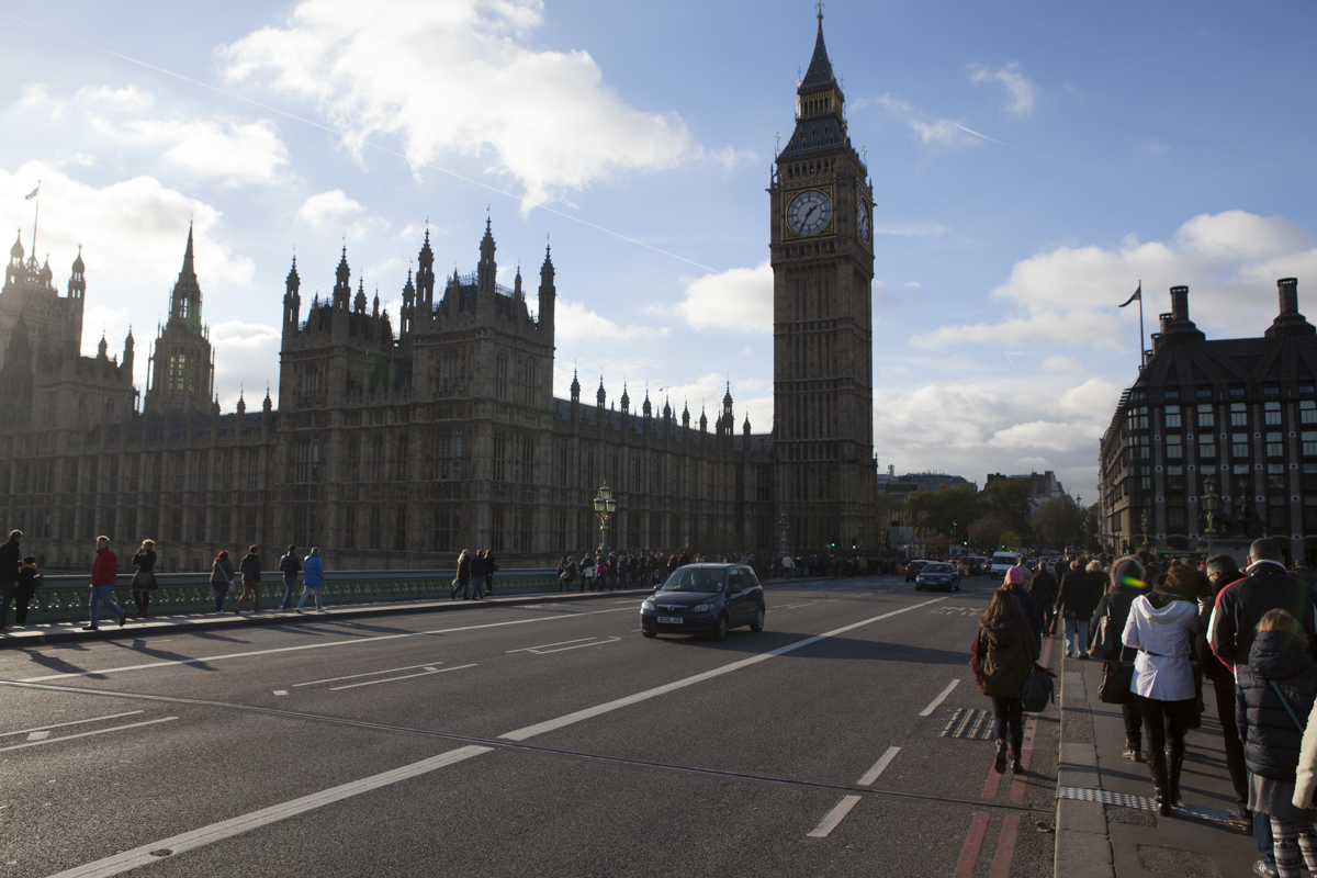 That's Big Ben and Parliament on the left.
