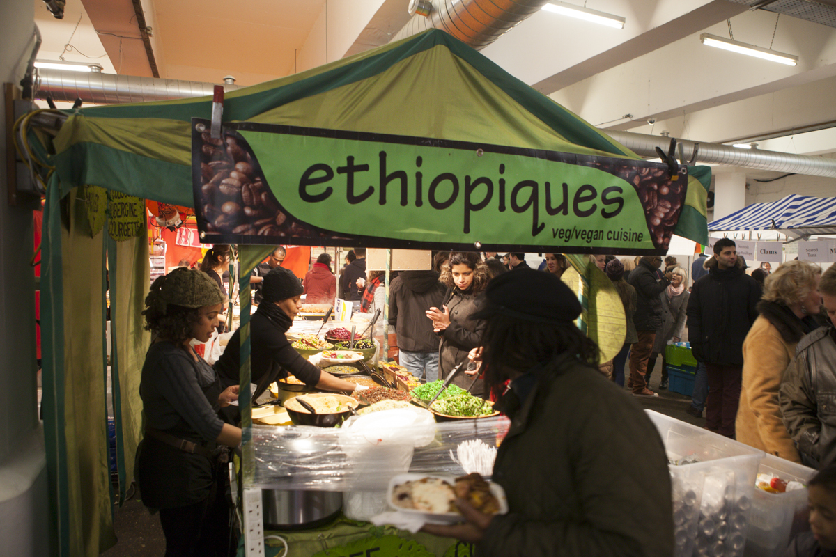 The market boasted an Ethiopian stall, which happened to have cous-cous - not sure how Ethiopian that is.