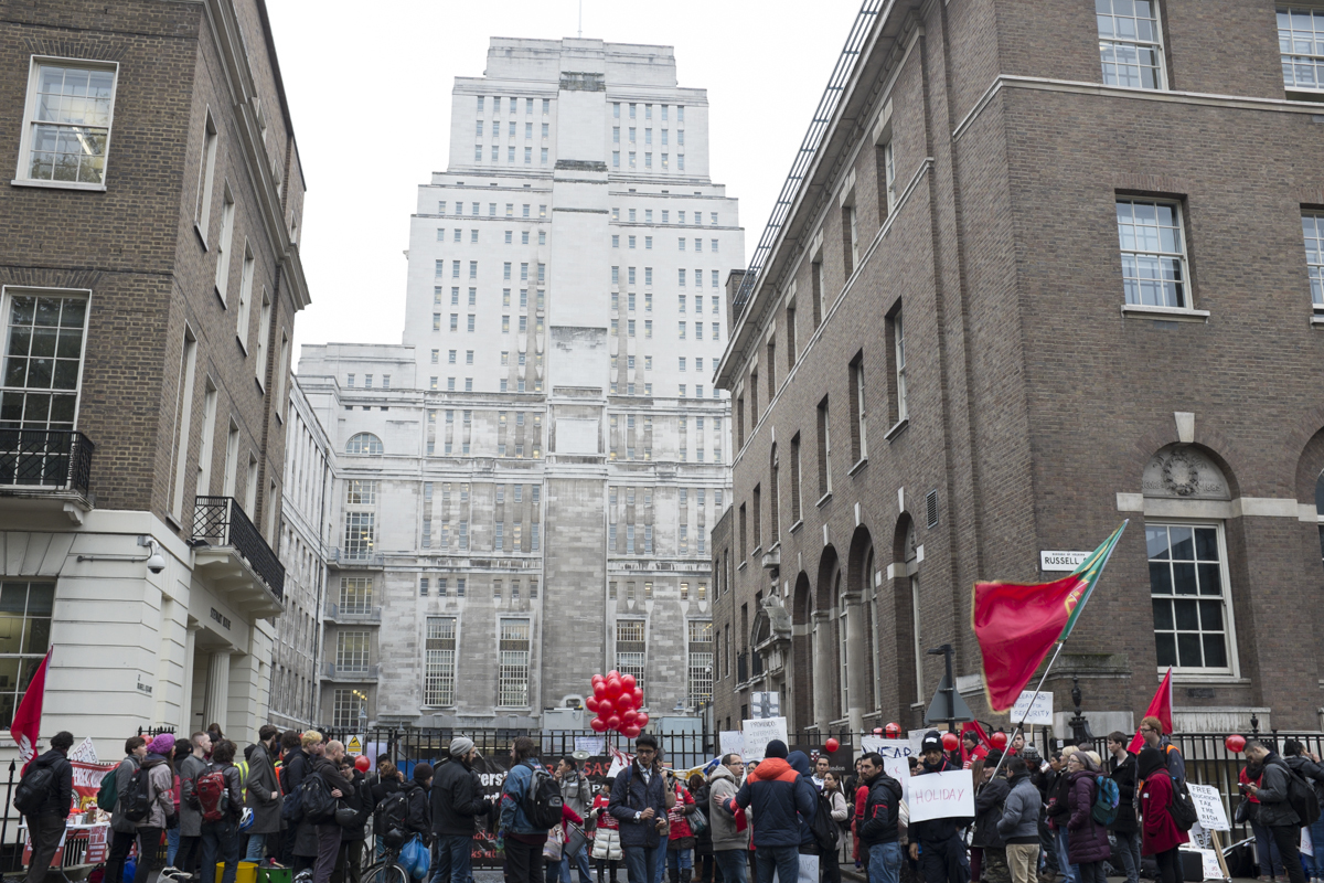 Back of the House, there some wage protest happening.